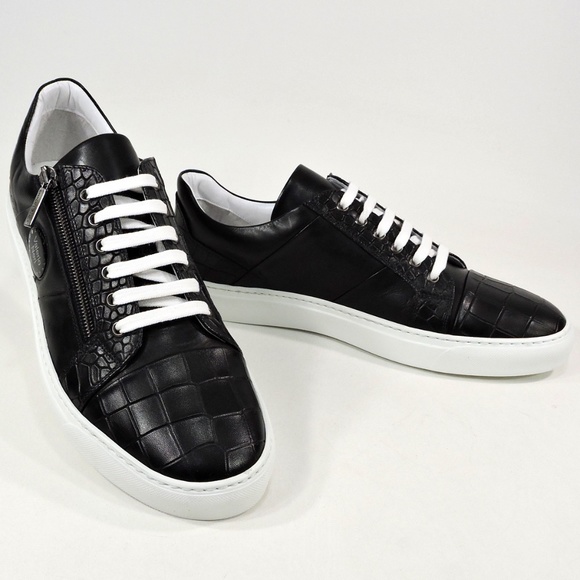 🇮🇹 GOOD MAN 🇮🇹 MEN'S LEATHER SNEAKERS - Picture 2 of 8